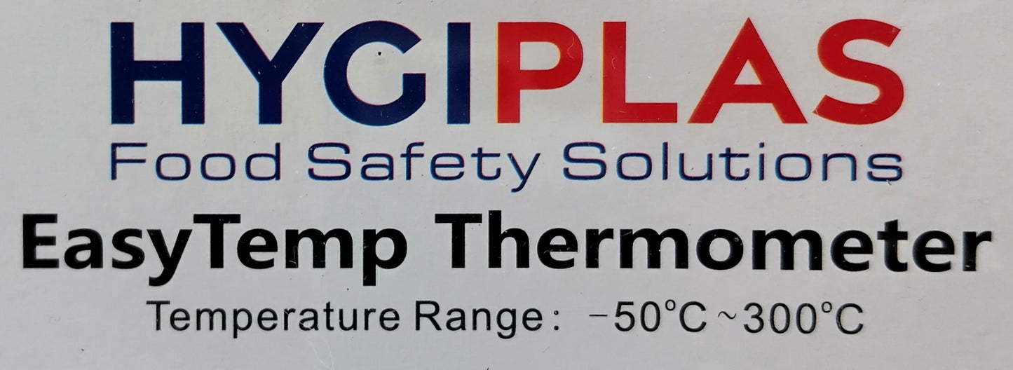 Easytemp Thermometer. Ensure the safety and quality of your raw meat products with the Hygiplas Easytemp Thermometer.