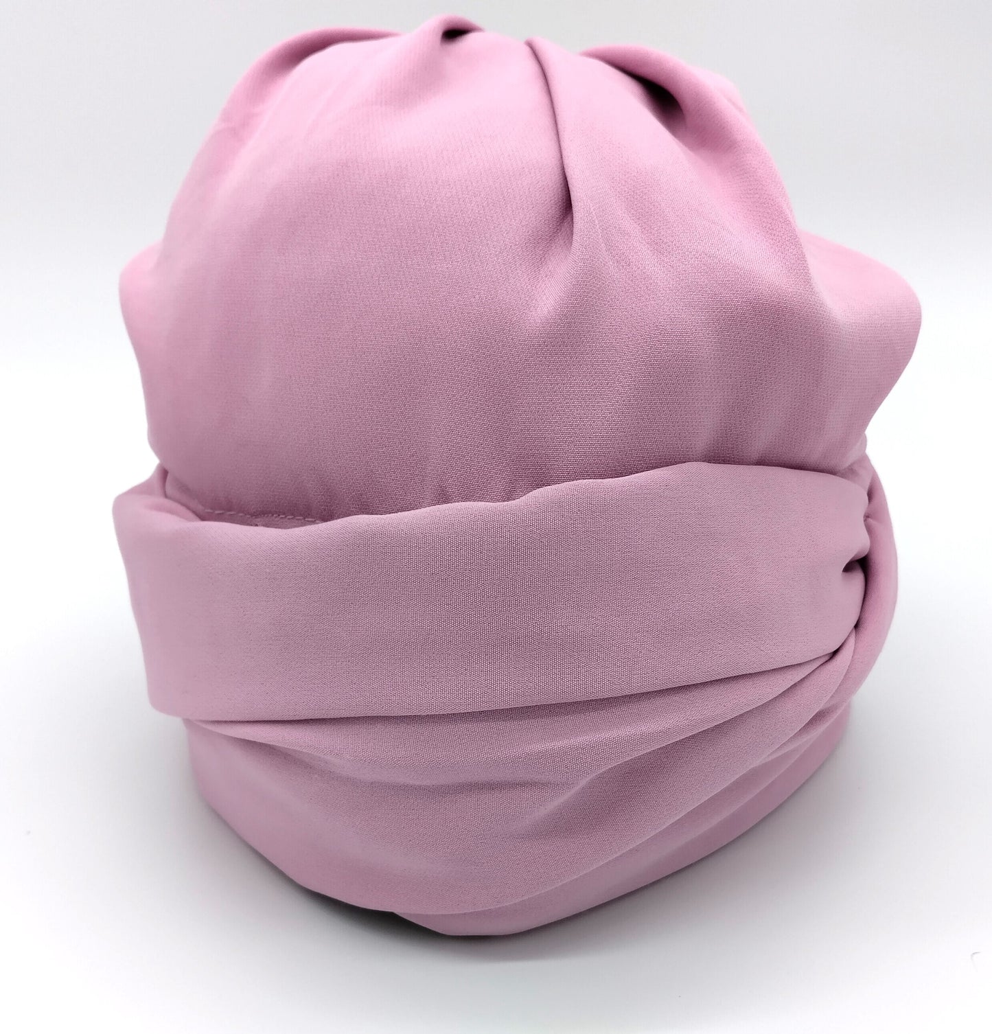 Womens Elastic Turban Hat. Pink. Embrace comfort and style with our Women's Elastic Turban Hat.