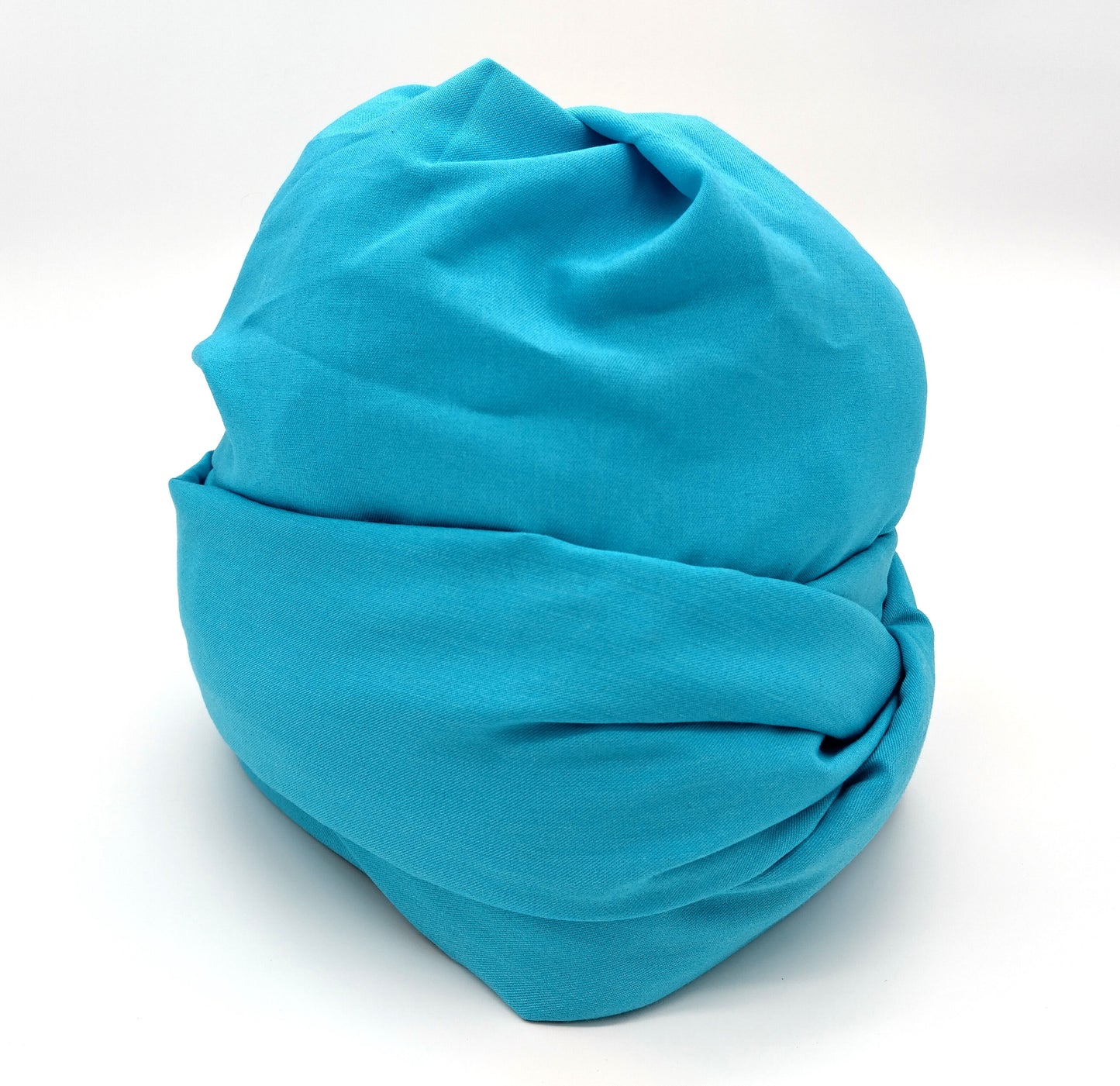 Womens Elastic Turban Hat. Turquoise. Embrace comfort and elegance with our Women's Elastic Turban Hat.