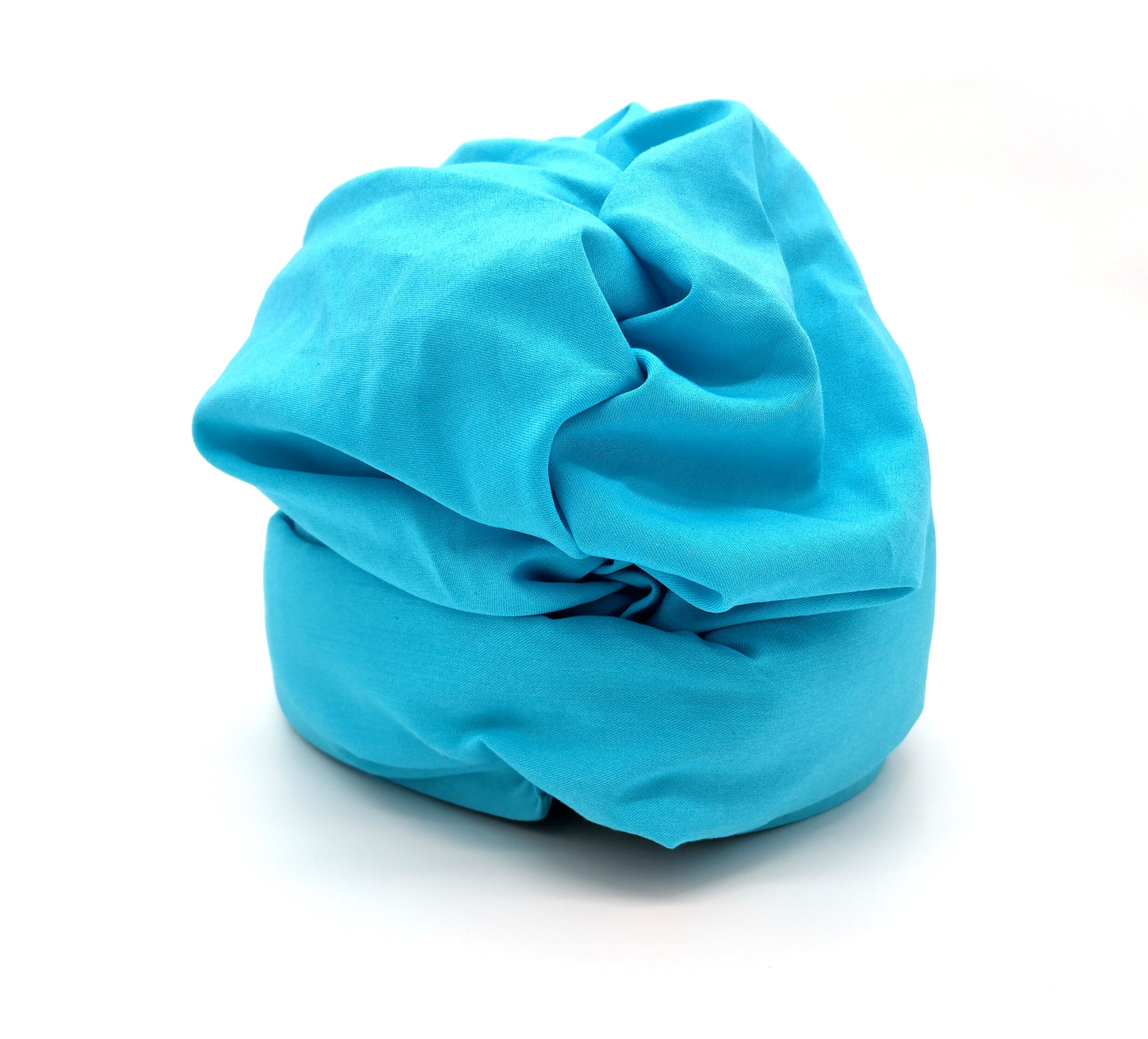 Womens Elastic Turban Hat. Turquoise. Embrace comfort and elegance with our Women's Elastic Turban Hat.