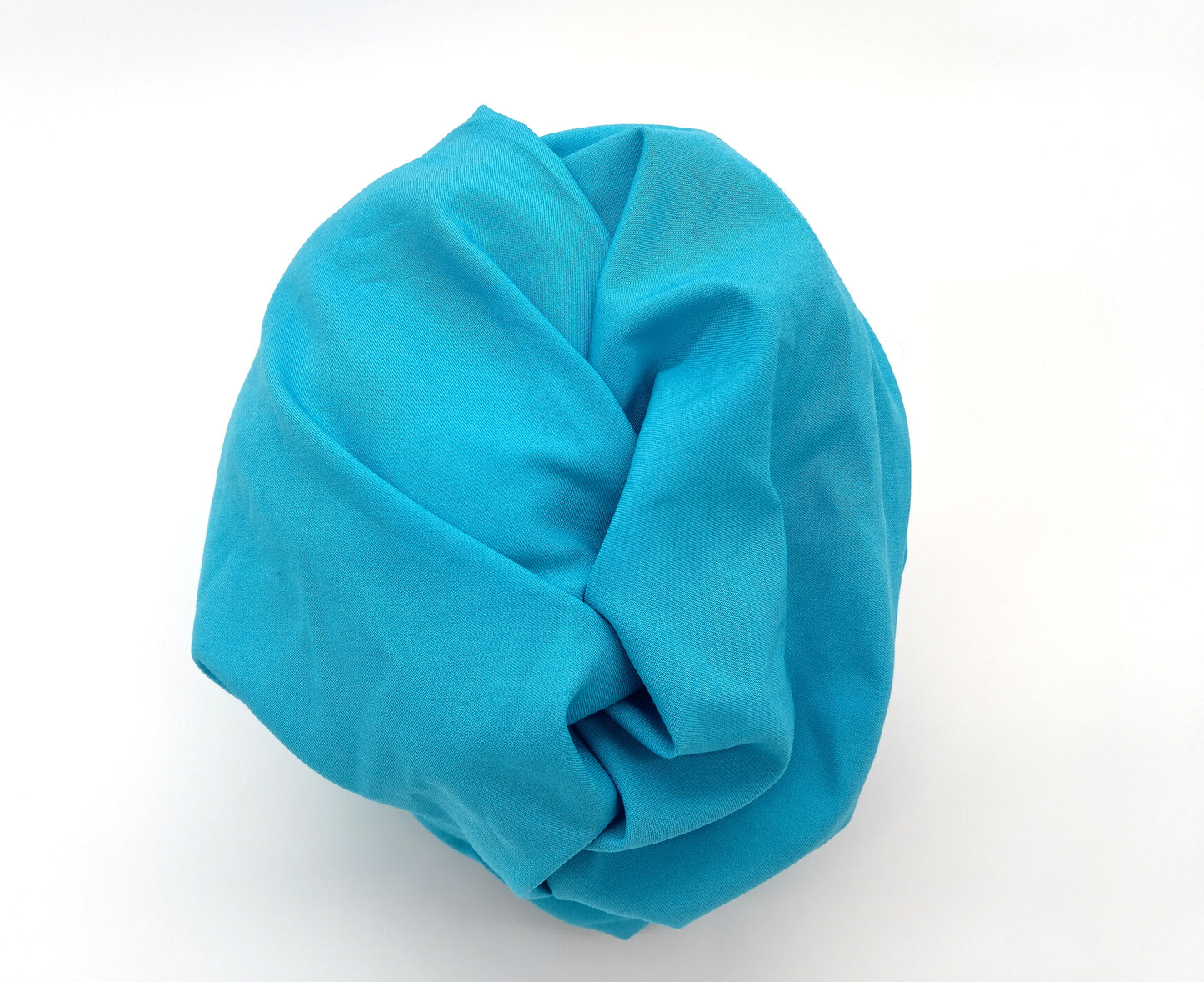 Womens Elastic Turban Hat. Turquoise. Embrace comfort and elegance with our Women's Elastic Turban Hat.