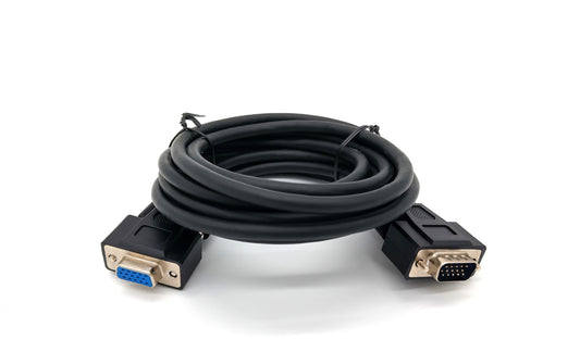 VGA Plug to VGA Socket. 3m - 9ft. Don't let short cables limit your setup. Upgrade to our VGA Plug to VGA Socket