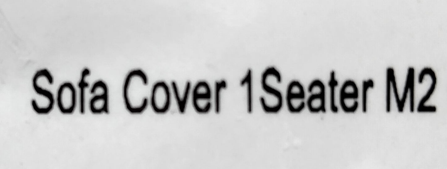 Sofa Cover 1 Seater M2. Gray-Light Gray. Protect, refresh, and enhance your living space with this stylish and practical cover.