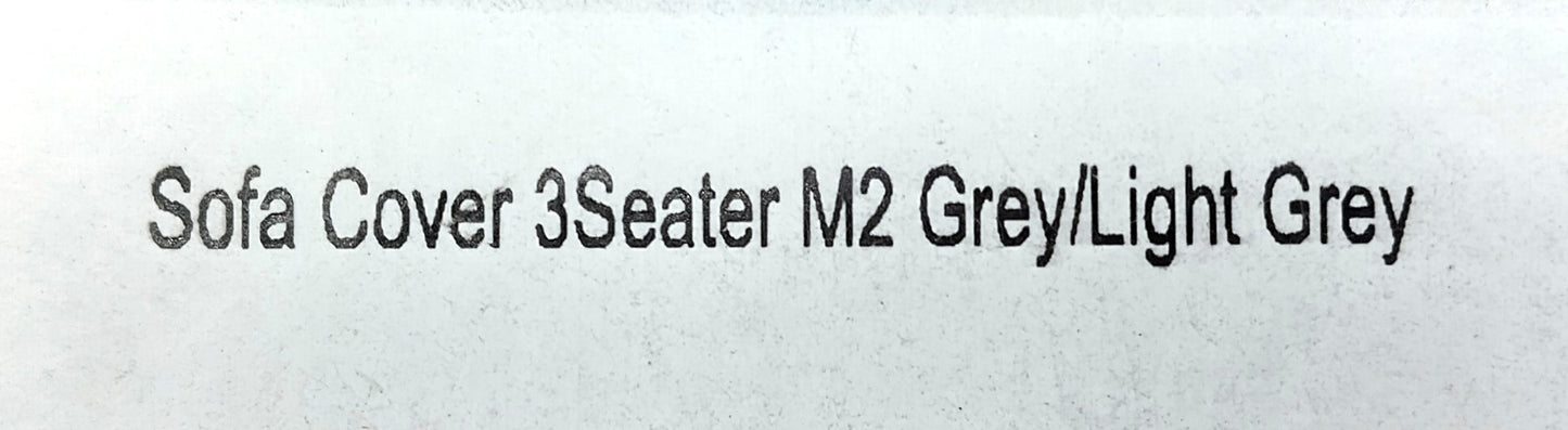 Sofa Cover 3 Seater M2. Gray-Light Gray. Protect, refresh, and enhance your living space with this stylish and practical cover.