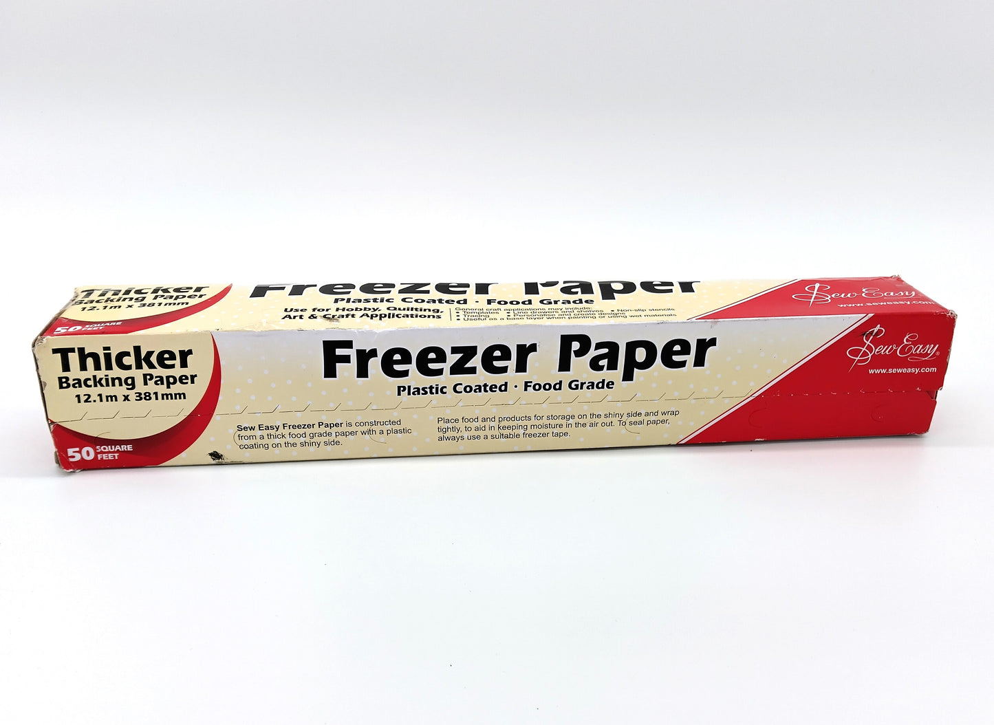 Freezer Paper. 12,1 m x 381 mm. Keep your food fresh and your crafting organized with our Freezer Paper Roll with Easy Cutting Blade.