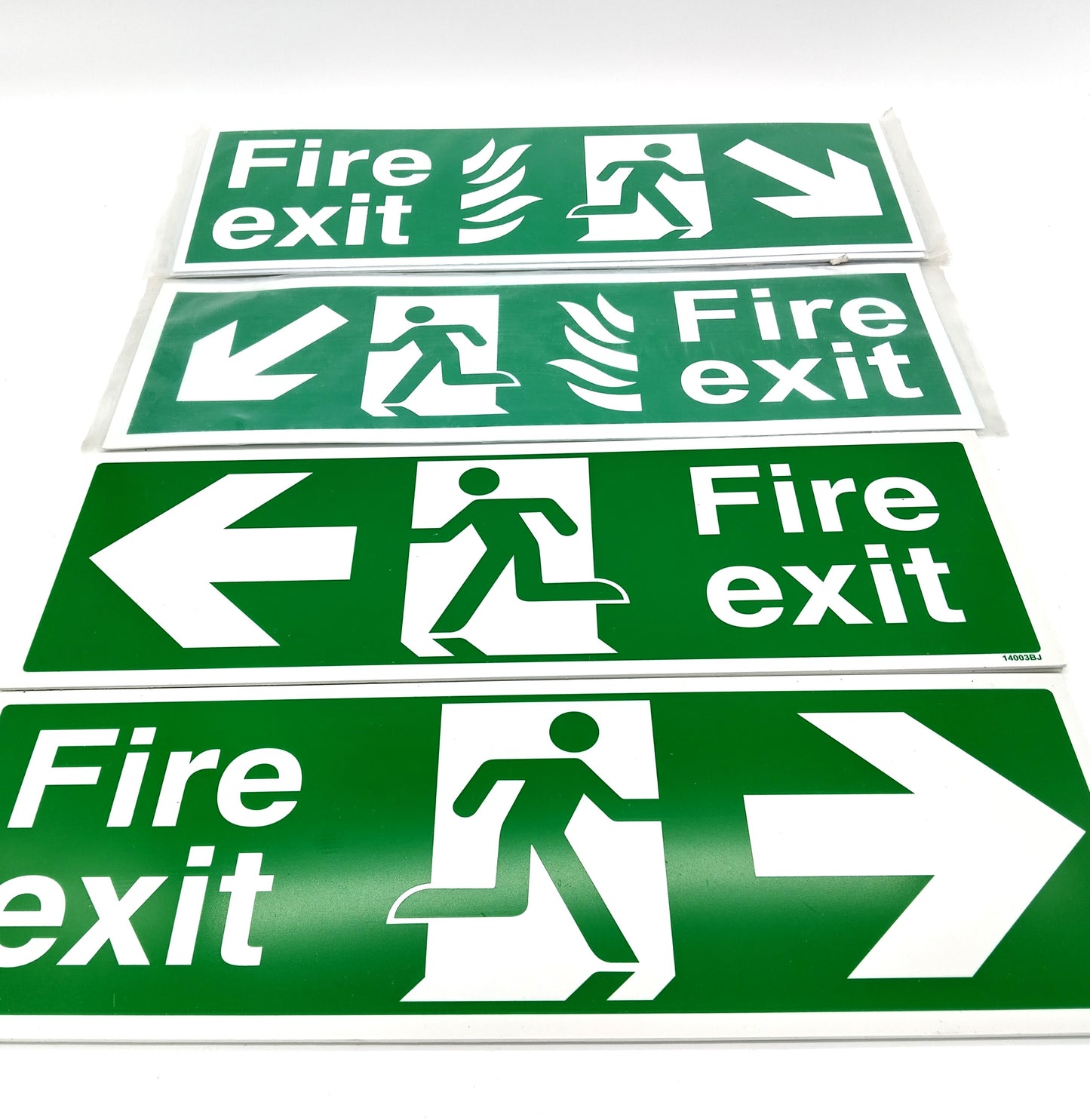 VSafety Fire Exit. 45x15cm. 12 Pcs.  Enhance the safety of your premises with our VSafety Fire Exit Signs.