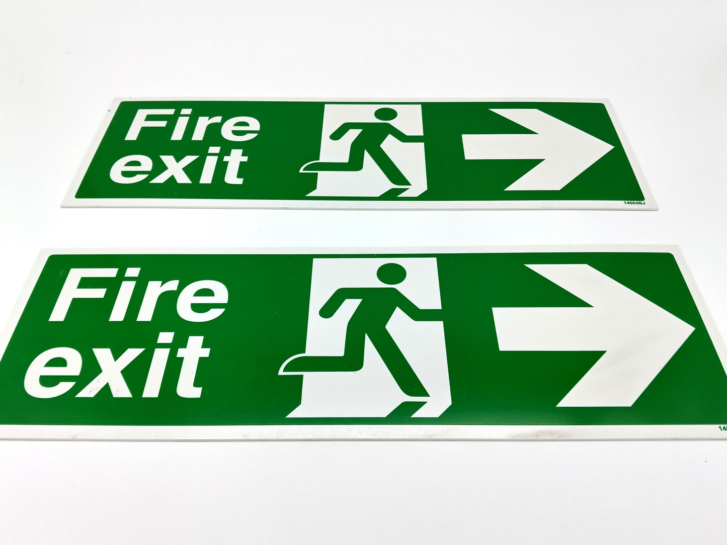 VSafety Fire Exit. 45x15cm. 12 Pcs.  Enhance the safety of your premises with our VSafety Fire Exit Signs.