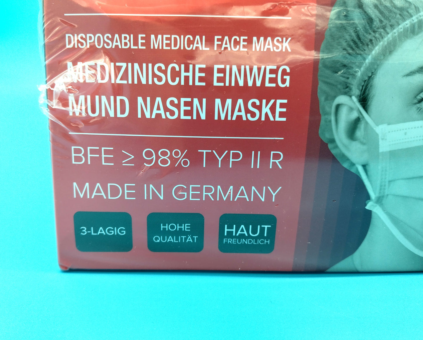 HARD 50 Pcs. Disposable Face Masks. Choose HARD's German Masterpiece Safety Mask for the ultimate protection and comfort.