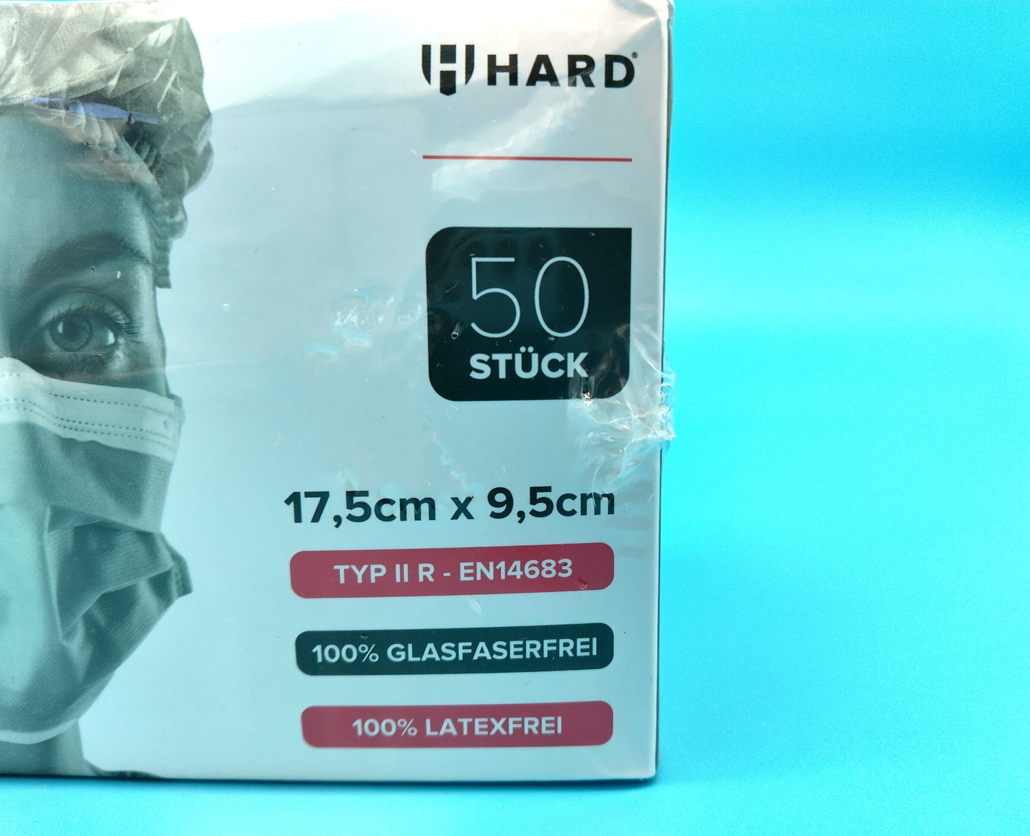 HARD 50 Pcs. Disposable Face Masks. Choose HARD's German Masterpiece Safety Mask for the ultimate protection and comfort.