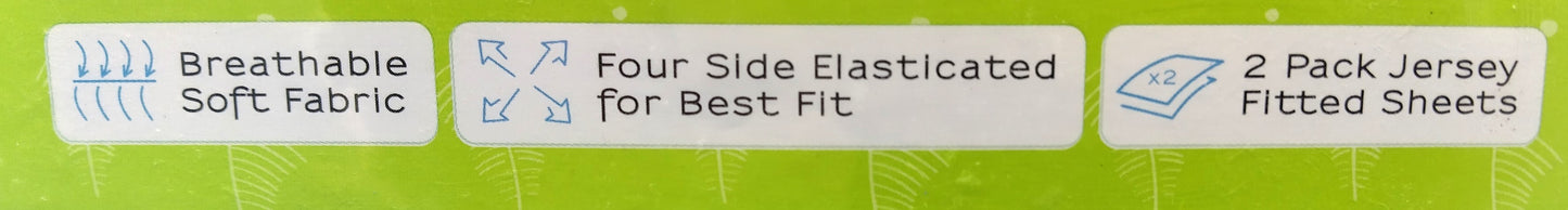 Cot Fitted Sheet.  Give your baby the gift of comfort with our 100% Cotton Cot Fitted Sheet.