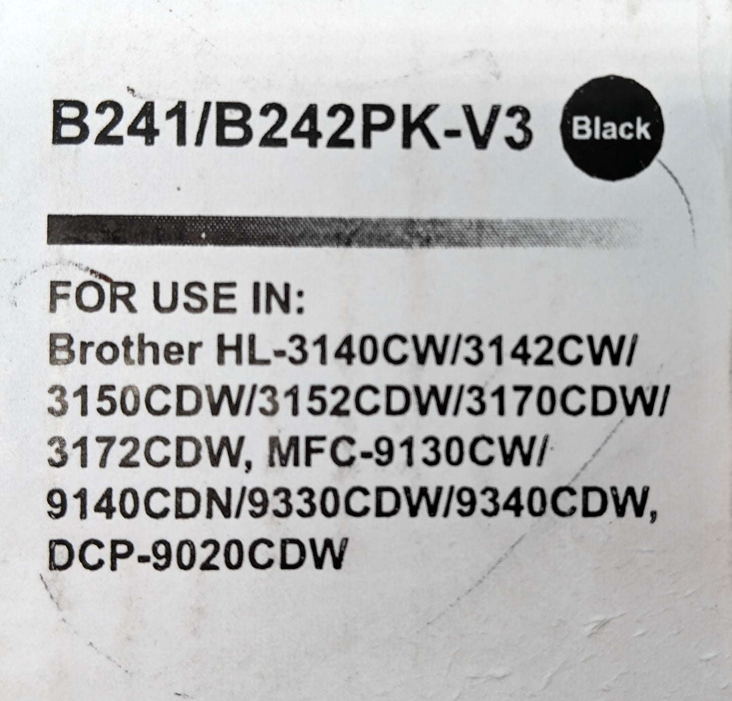 Laser Toner Cardridge B241 - B242 PK-V3. Black. Ensure your printing is always top-notch with the Laser Toner Cartridge B241 - B242 PK-V3.