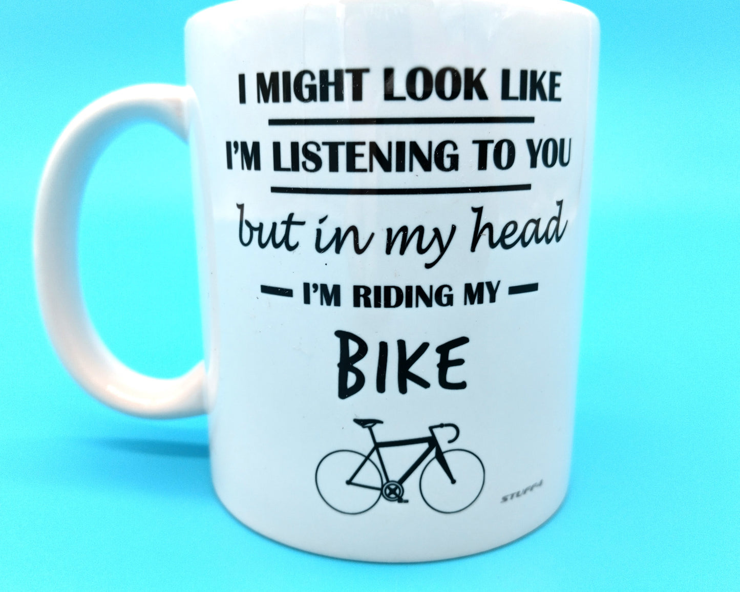 Stuff4 Cycling - Gift for Men, Women. Perfect for both men and women, this mug is a must-have for any biking enthusiast.