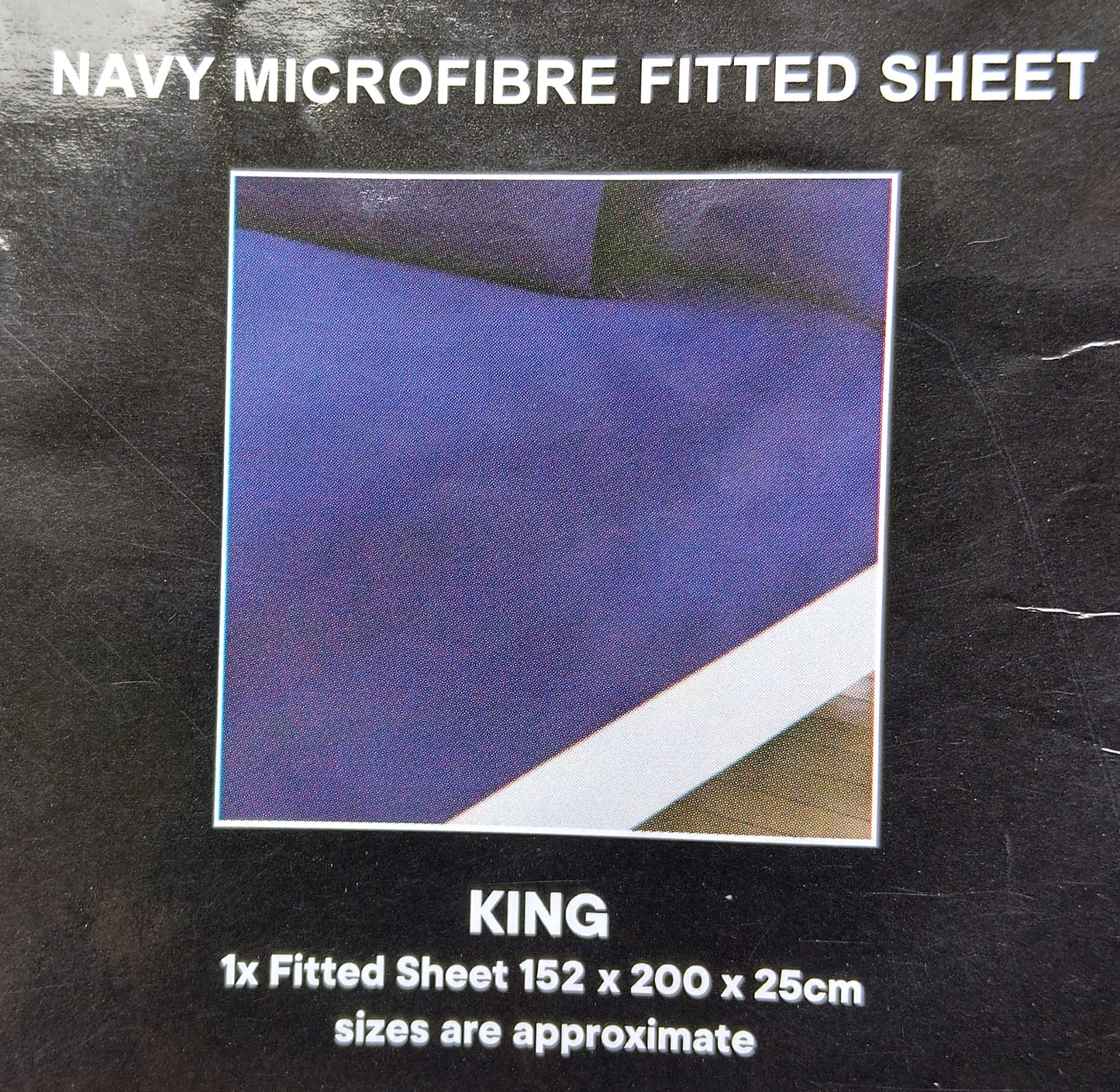 OHS Single Fitted Sheet. Navy. Elevate your bedding with the OHS Single Fitted Sheet in Navy Microfibre.