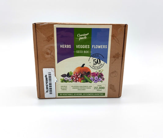 Garden Pack - Vegetable, Herbs, Flowers Seeds. Dive into the world of gardening with the Ultimate Diversity Gardening Seed Kit.