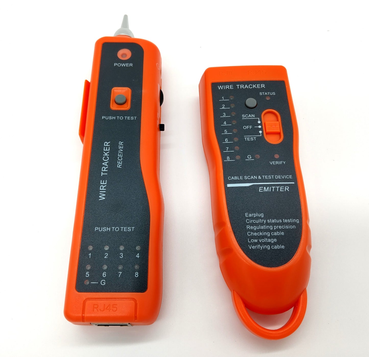 Network Cable Tester. Ensure your network installations are flawless with the Wire Tracker XQ-350 RJ45 RJ11 Finder.