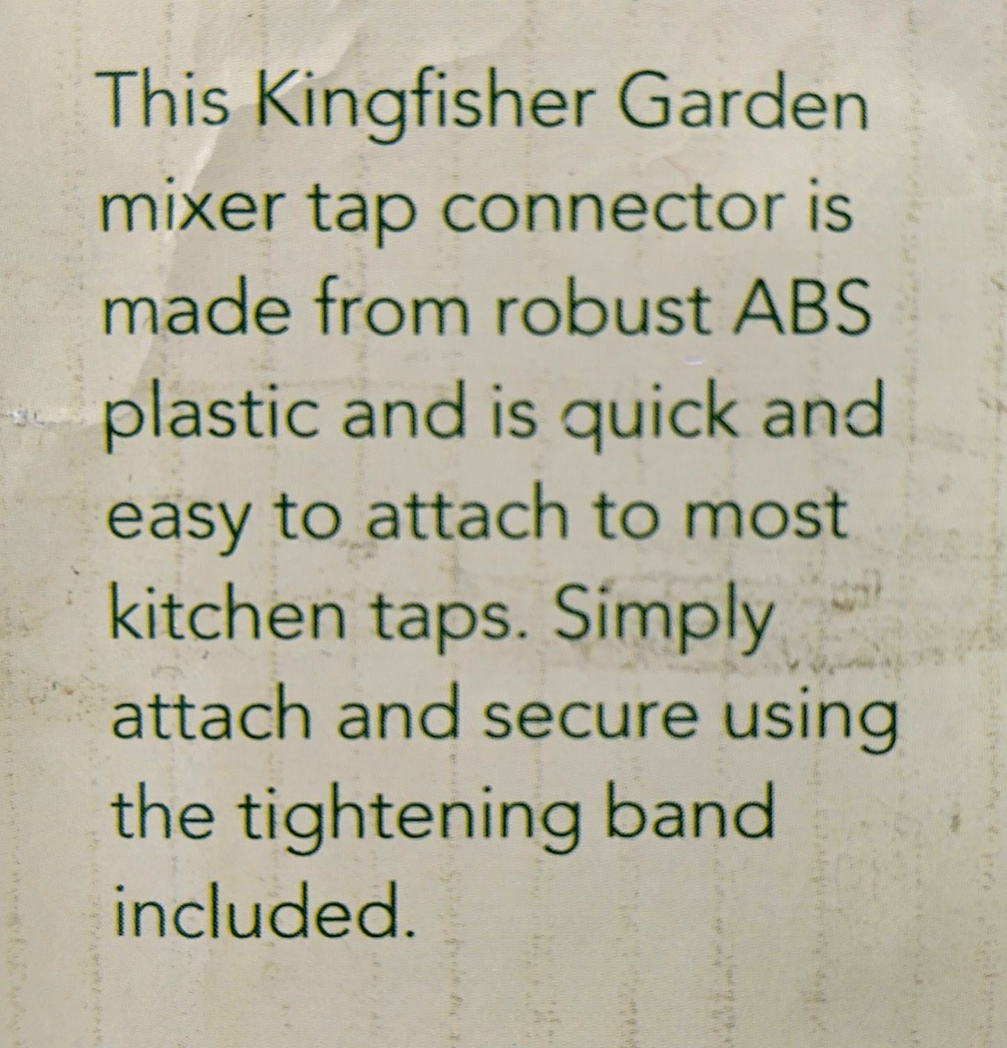 Universal Mixer Tap Connector. Simplify your watering and cleaning tasks with this easy-to-use and versatile tap fitting.