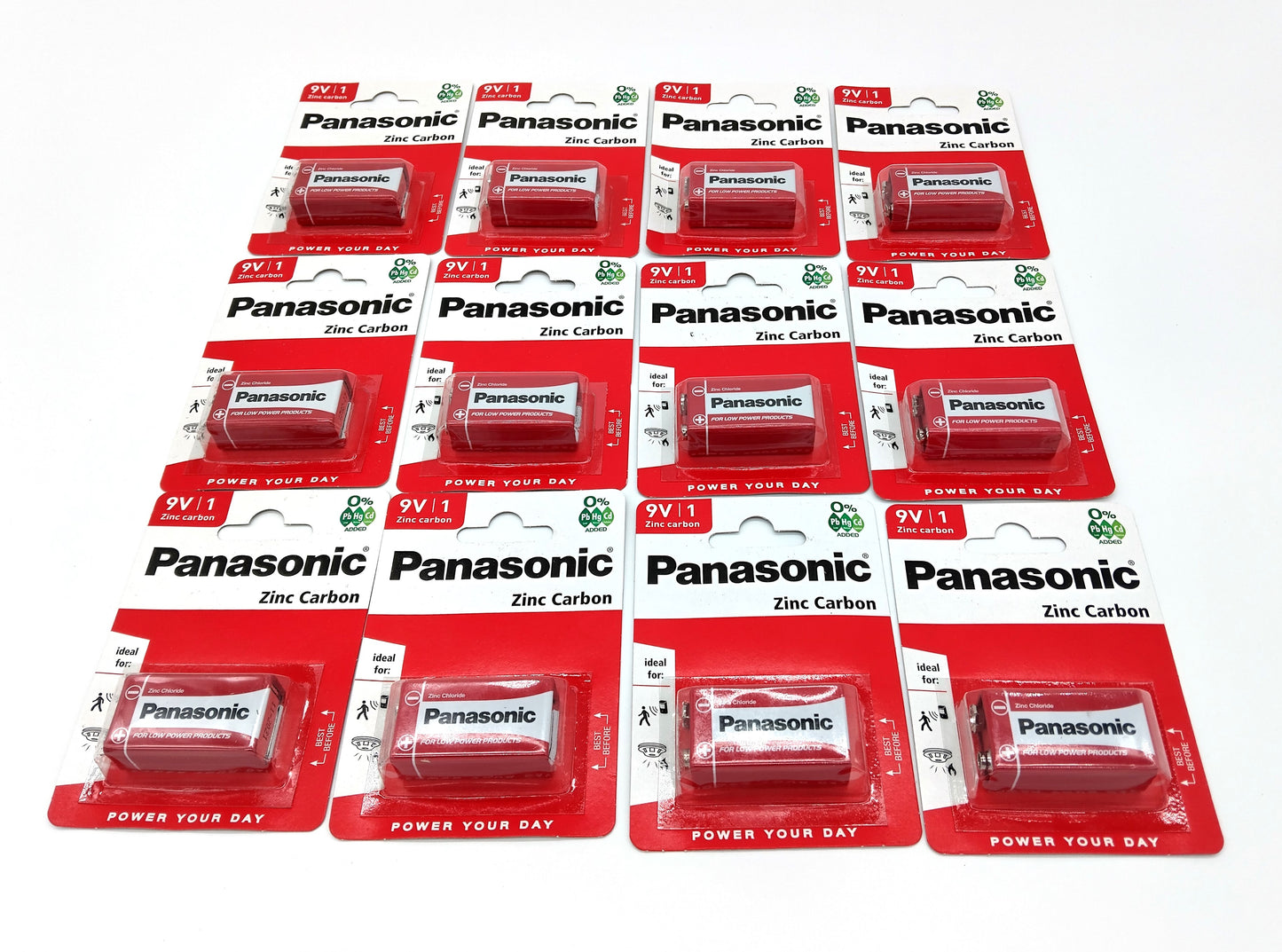 Panasonic Battery 9V. 12 Pcs. Ensure your high drain devices are always powered and ready to go with Panasonic 9V Batteries.