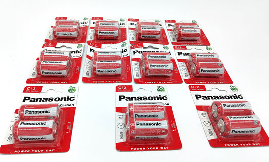 Panasonic Battery R14. 22 Pcs. Keep your devices running smoothly with Panasonic R14 Batteries.