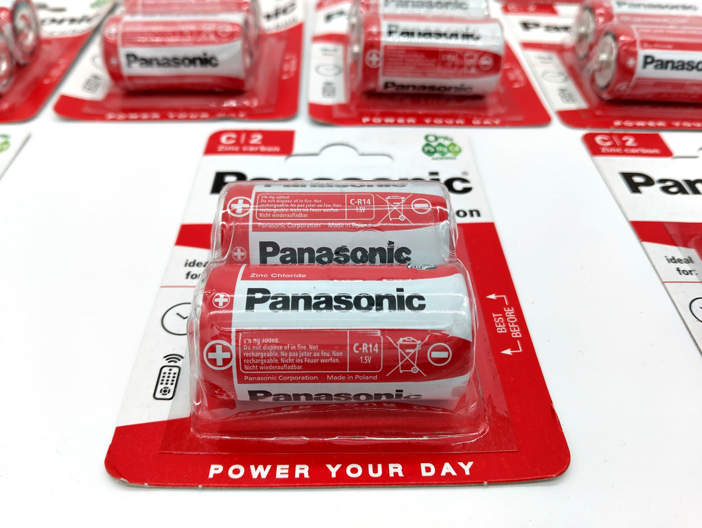 Panasonic Battery R14. 22 Pcs. Keep your devices running smoothly with Panasonic R14 Batteries.