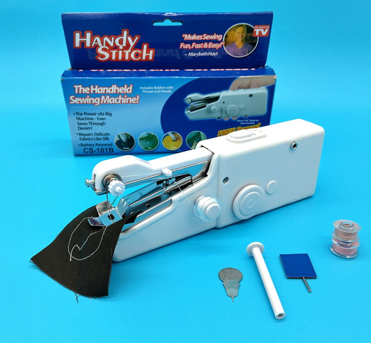 The Handheld Sewing Machine. Perfect for quick repairs, DIY projects, and on-the-go sewing needs.