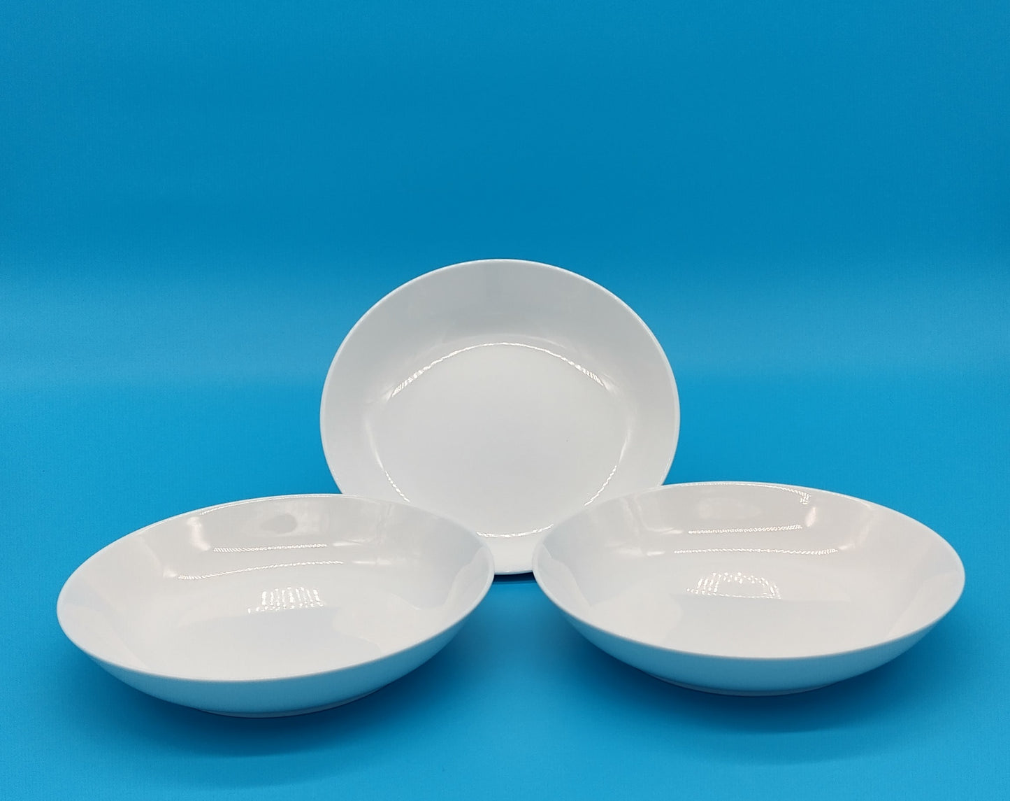 JOHN LEWIS Deep Plates. 20cm. 3Pcs. Upgrade your dining experience with this Set of 3 - 20cm Deep Plates.