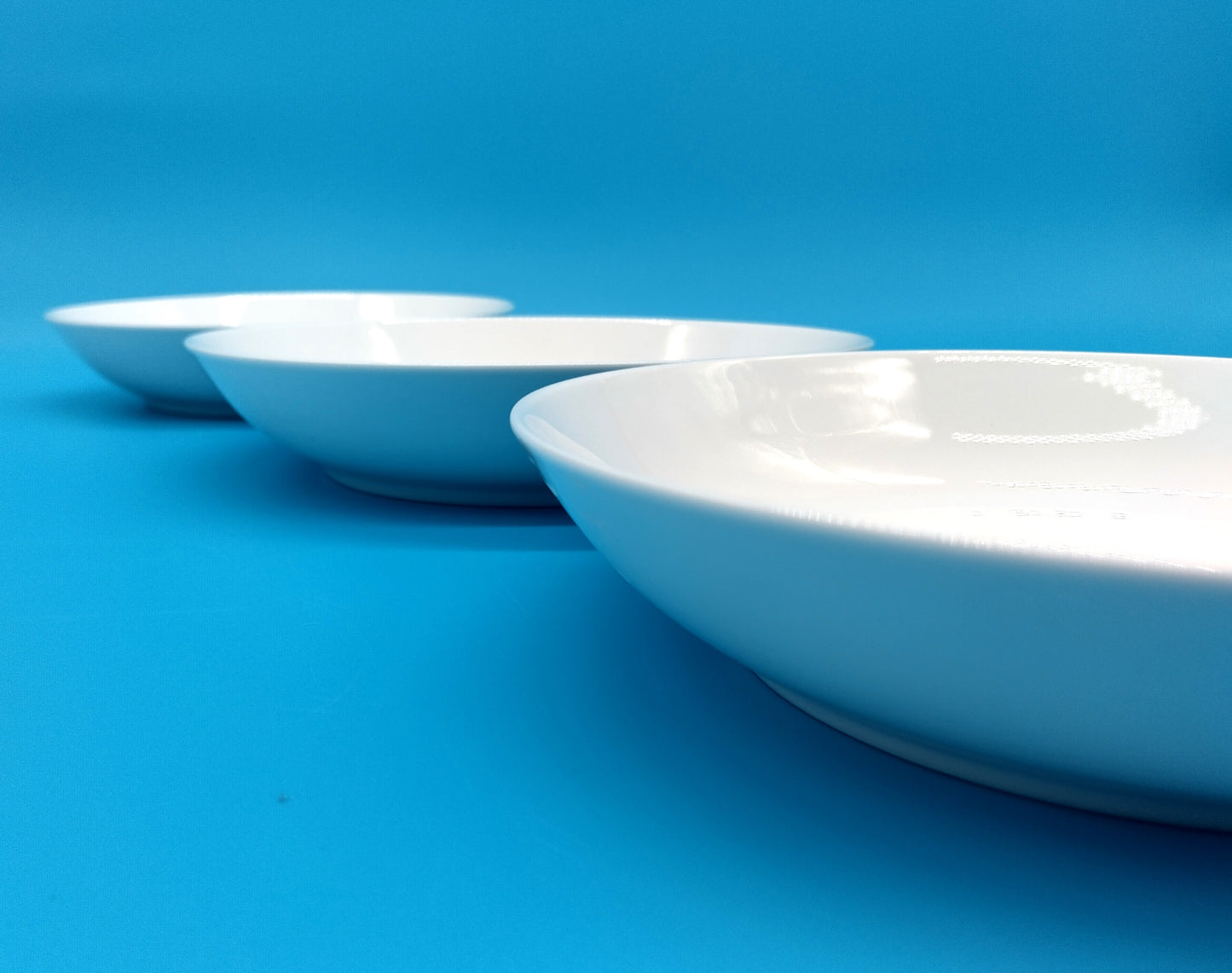 JOHN LEWIS Deep Plates. 20cm. 3Pcs. Upgrade your dining experience with this Set of 3 - 20cm Deep Plates.