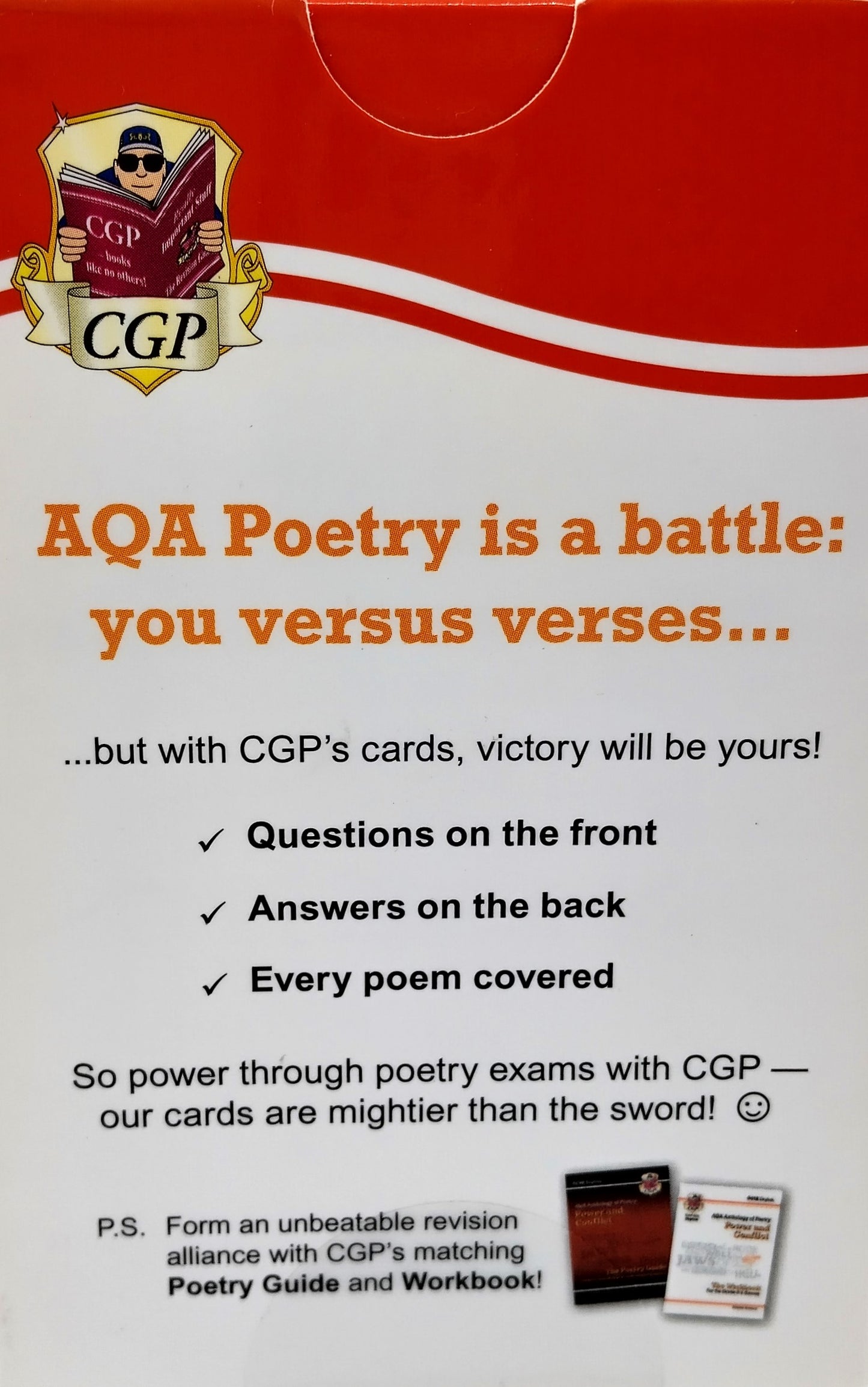 GCSE English AQA Power and Conflict. Equip yourself with the CGP Grade 9-1 GCSE English Literature Poetry