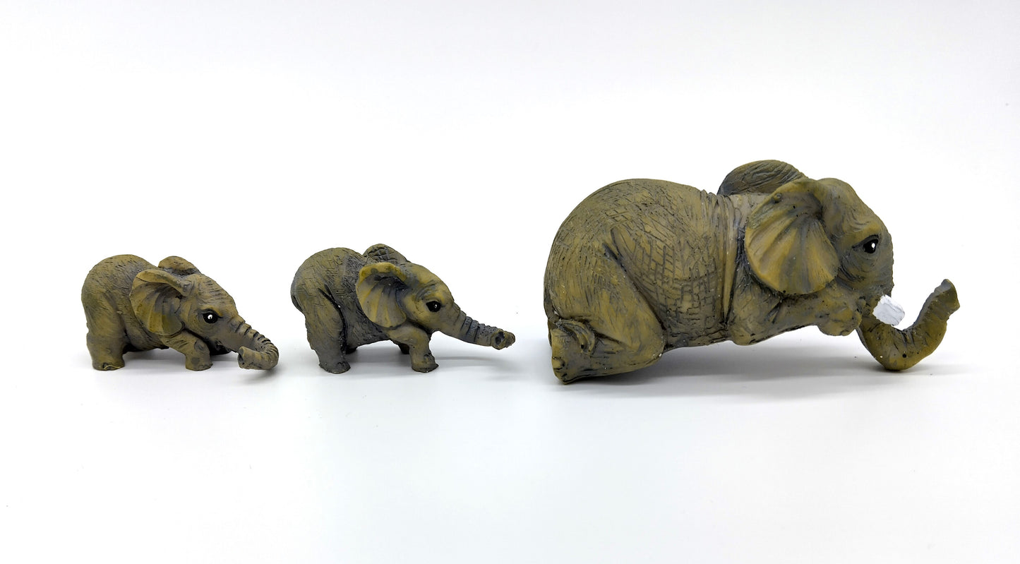 3 Piece Small Elephant. Add a touch of charm and elegance to your home or office with our 3 Piece Small Elephant Decor Set.