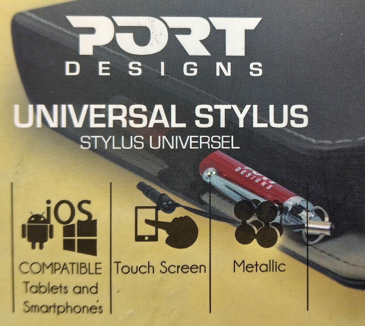 Universal Stylus. Perfect for artists, professionals, and everyday users, this stylish purple stylus offers precision, comfort, and easy storage.