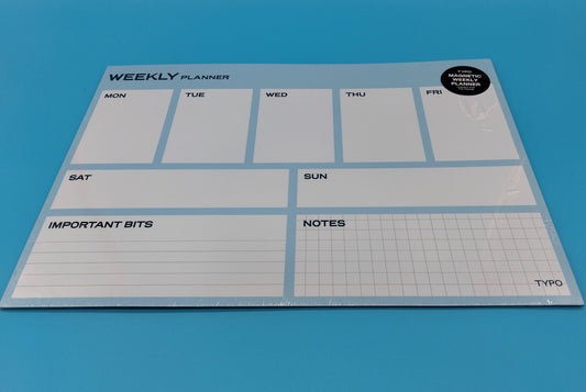 Magnetic Weekly Planner. Organize your week efficiently with this Magnetic Weekly Planner.