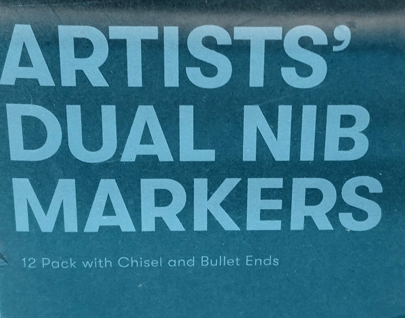 Markers. 12 Pcs. Enhance your artistic projects with the versatile and vibrant Artists Dual Nib Markers.