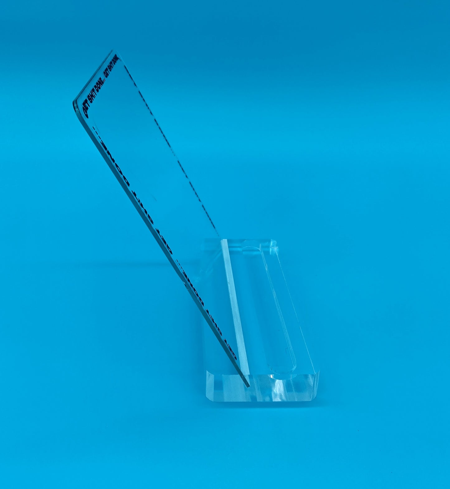 Acrylic Memo Stand. Upgrade your desk organization with our stylish and functional Acrylic Memo Stand.