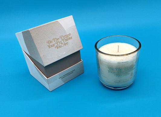 Daily Reminder Candle.   Enhance your daily routine with the Daily Reminder Candle.