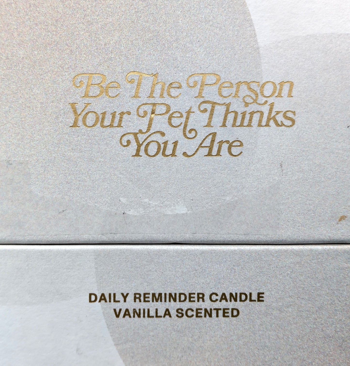 Daily Reminder Candle.   Enhance your daily routine with the Daily Reminder Candle.