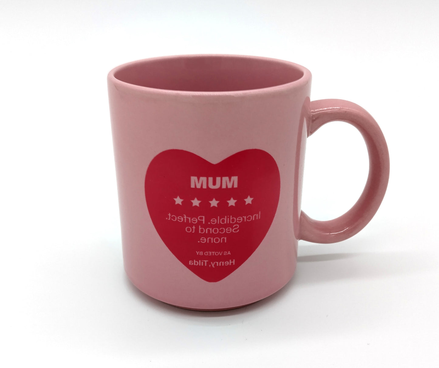 MUM Coffee Mug. Make your mum's day special with every coffee break by getting her this lovely MUM Coffee Mug. Perfect as a gift for Mother's Day,