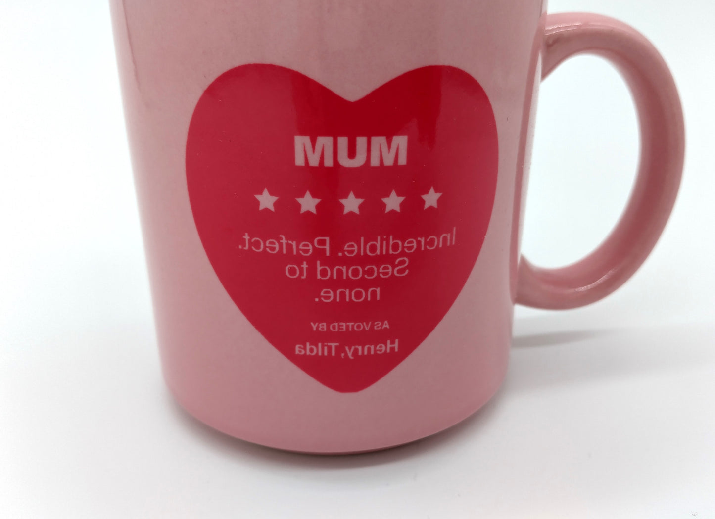 MUM Coffee Mug. Make your mum's day special with every coffee break by getting her this lovely MUM Coffee Mug. Perfect as a gift for Mother's Day,