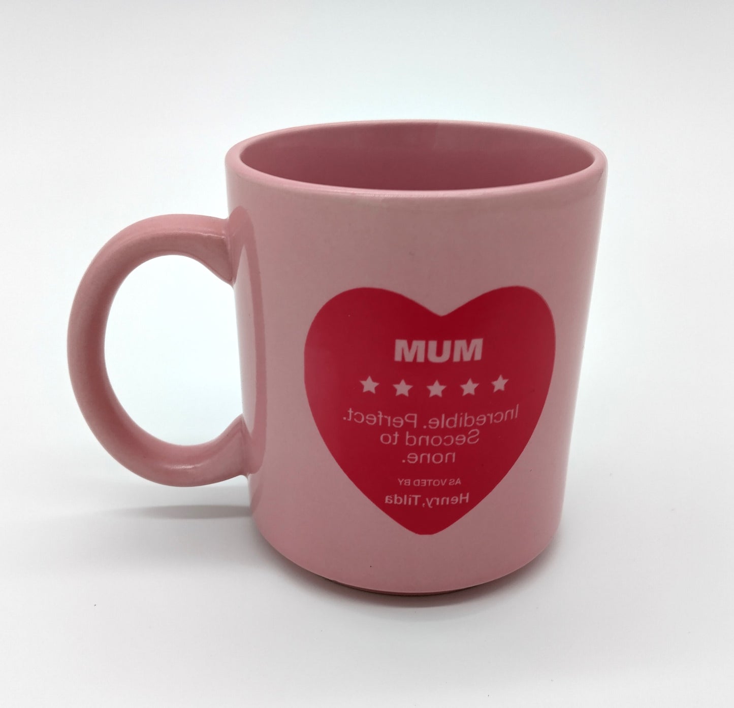 MUM Coffee Mug. Make your mum's day special with every coffee break by getting her this lovely MUM Coffee Mug. Perfect as a gift for Mother's Day,