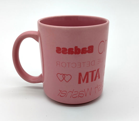 Pink Mug. Upgrade your drinkware collection with our versatile and stylish Pink Mug.