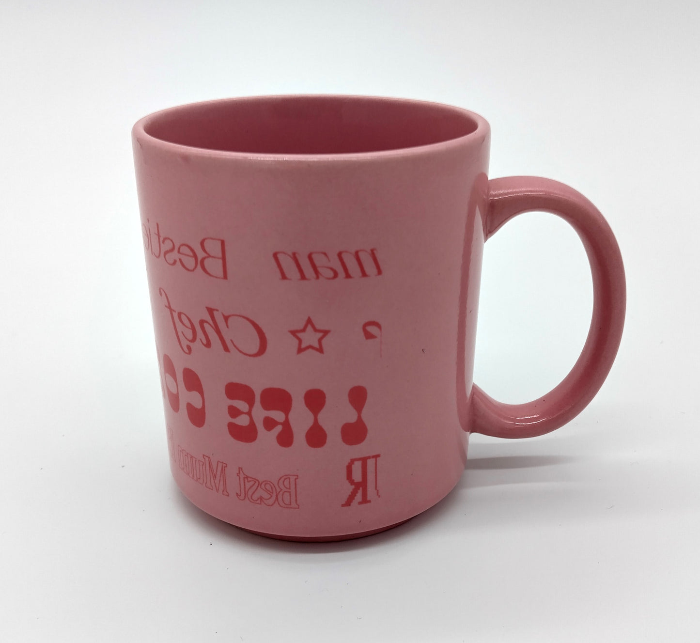 Pink Mug. Upgrade your drinkware collection with our versatile and stylish Pink Mug.