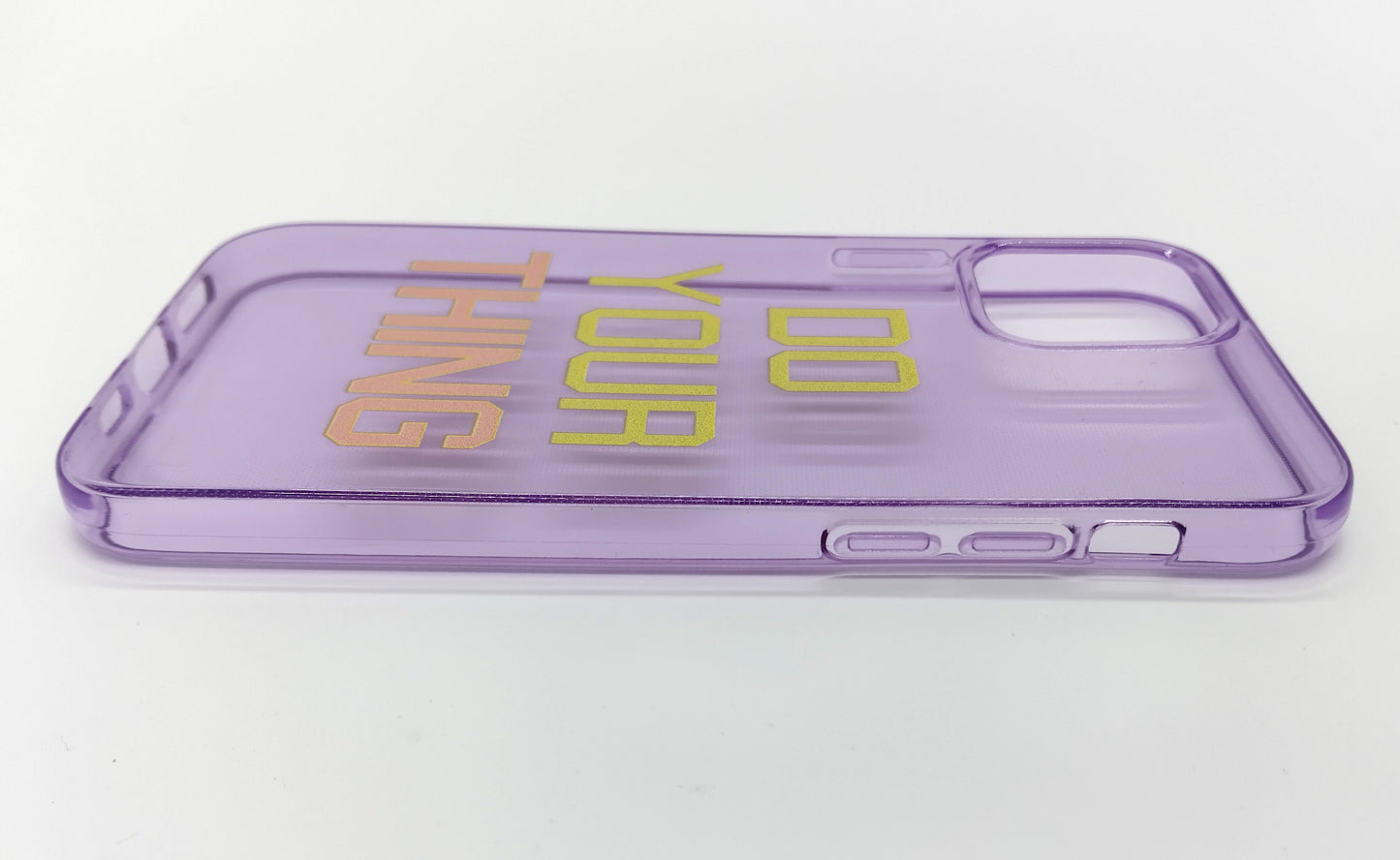 Speak Up Case. iPhone 12-12 PRO. Purple. Combining style, protection, and functionality, this case is the perfect accessory for your phone.