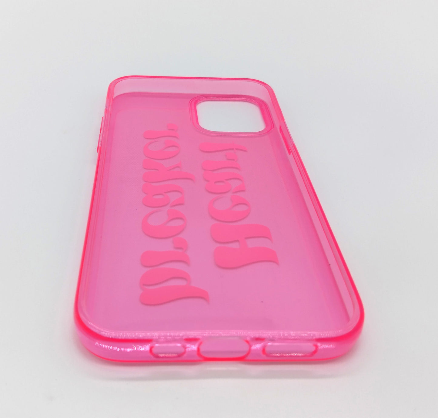 Speak Up Case. iPhone 12-12 PRO. Pink. Combining style, protection, and functionality, this case is the perfect accessory for your phone.