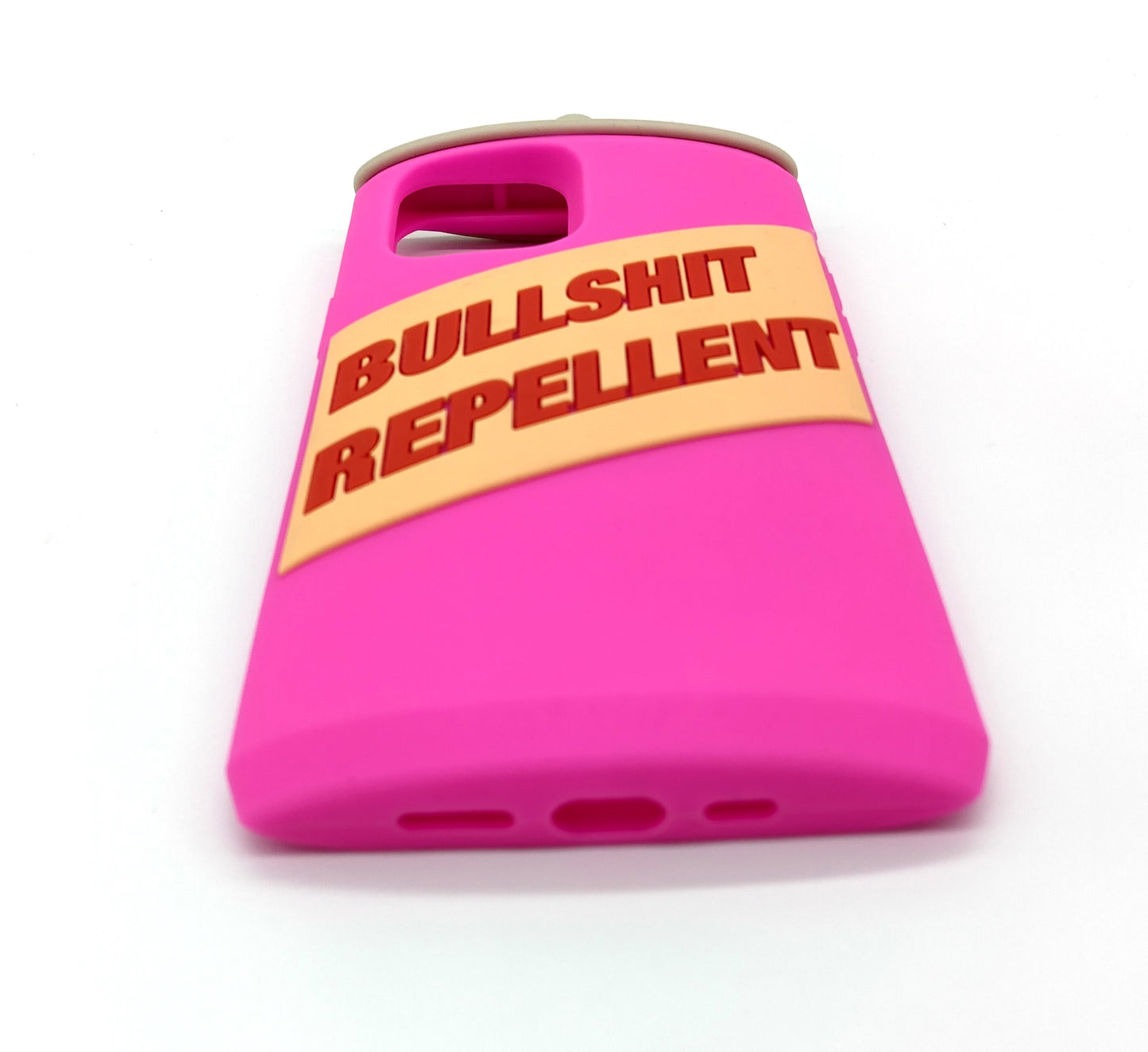 Novelty Phone Case. iPhone 12-12 PRO. Pink. Give your phone a fresh, fun look while keeping it protected with the Novelty Silicone Phone Case.