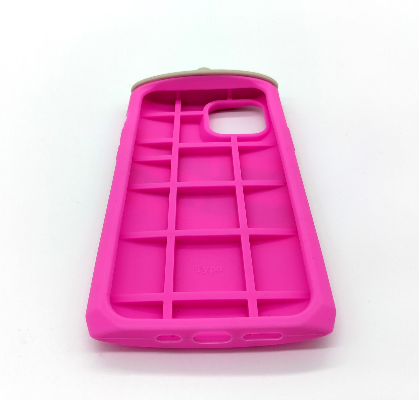 Novelty Phone Case. iPhone 12-12 PRO. Pink. Give your phone a fresh, fun look while keeping it protected with the Novelty Silicone Phone Case.