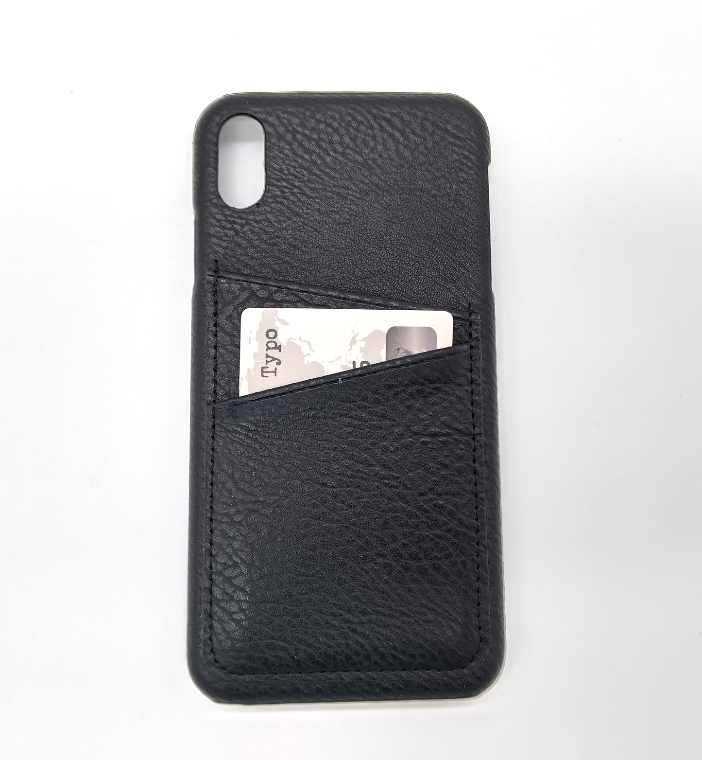 Phone Case with Cardholder. iPhone XS MAX. Black. Protect your iPhone XS MAX in style with this premium phone case featuring a convenient cardholder.