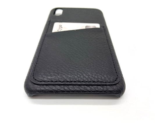 Phone Case with Cardholder. iPhone XS MAX. Black. Protect your iPhone XS MAX in style with this premium phone case featuring a convenient cardholder.