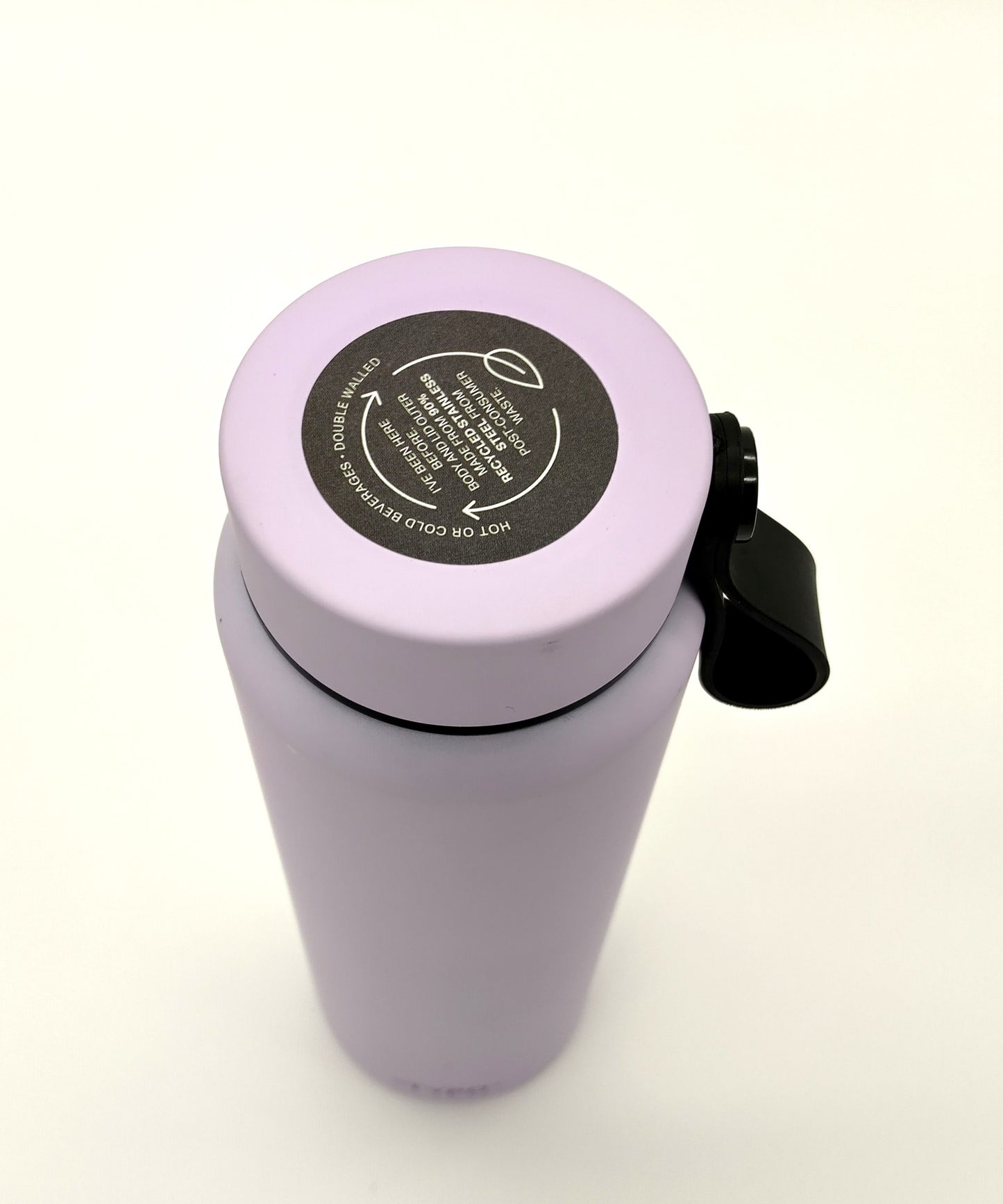 Hot or Cold Water Bottle. Stainless Steel. 500ml. Soft Lilac.