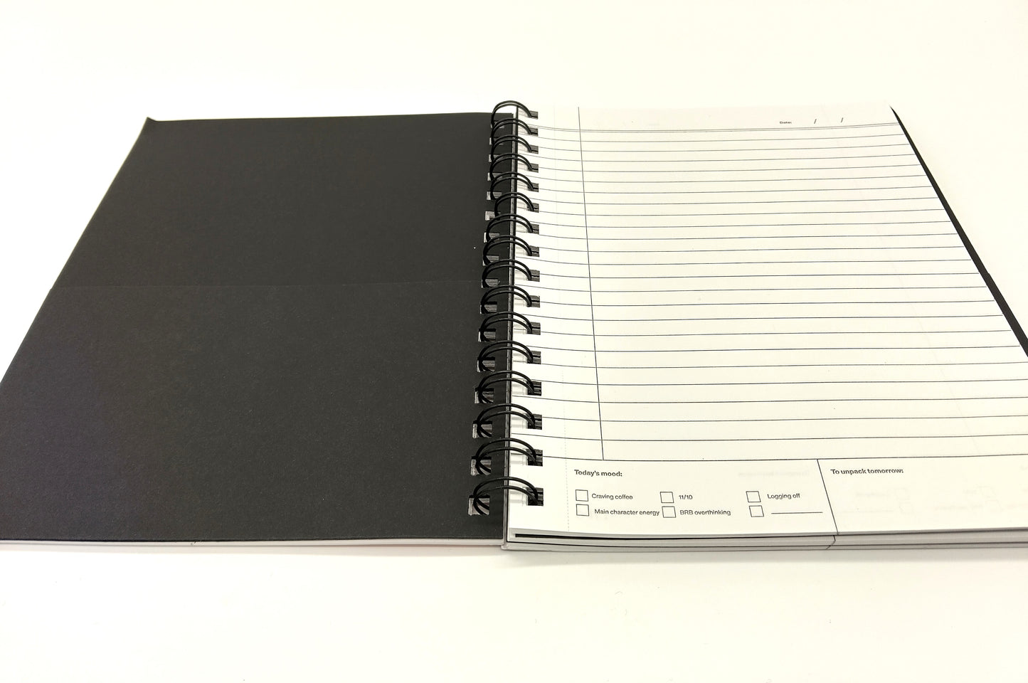 Set of 3 Notebooks. Mix. 2xBlack - 1xPink. Perfect for students, professionals, writers, and anyone who loves to stay organized.