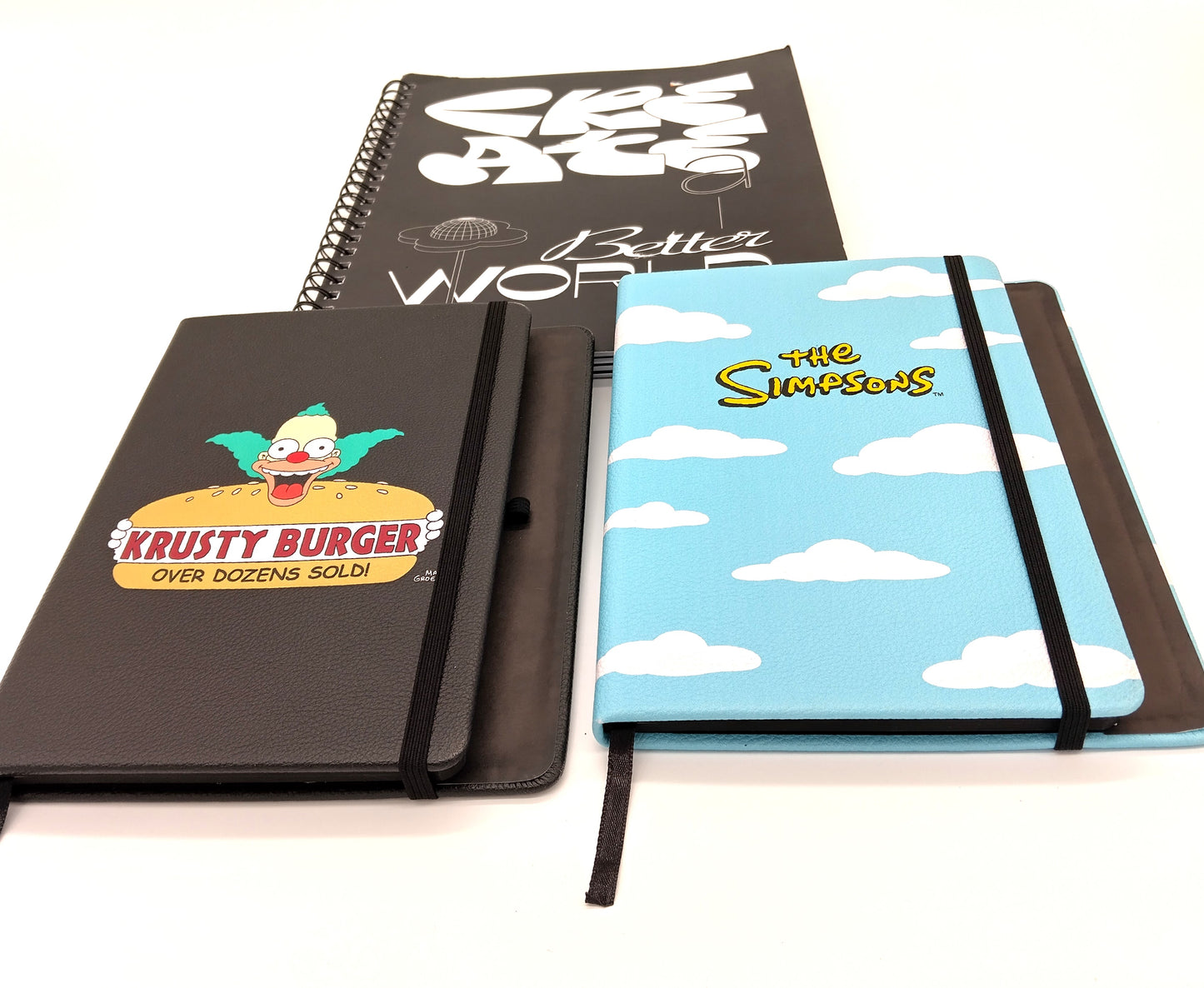 Set of 3 Notebooks. Mix. 1xBlue-2xBlack. Perfect for students, professionals, writers, and anyone who loves to stay organized.