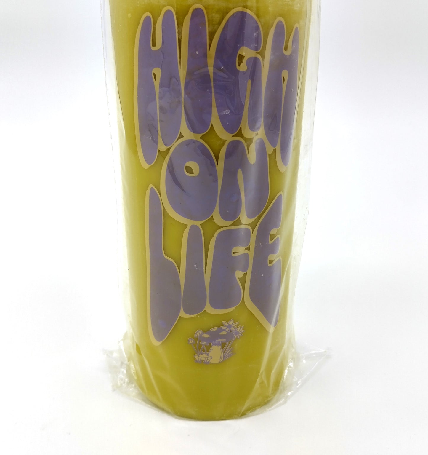 Pillar Candle. 20cm. Yellow. Illuminate your space with our Yellow Pillar Candle.