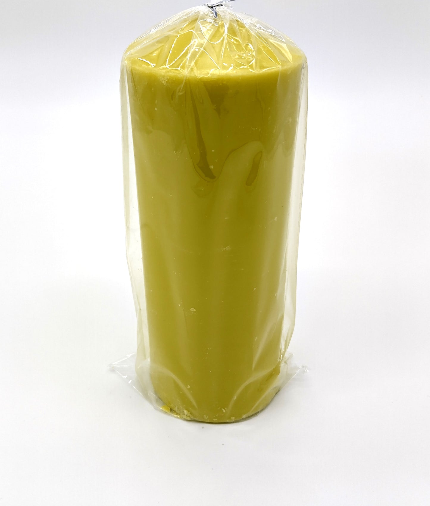 Pillar Candle. 20cm. Yellow. Illuminate your space with our Yellow Pillar Candle.